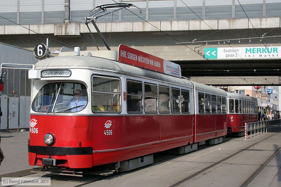 Wien - Straßenbahn - 4506
/ Bild: wien4506_bk1103150046.jpg