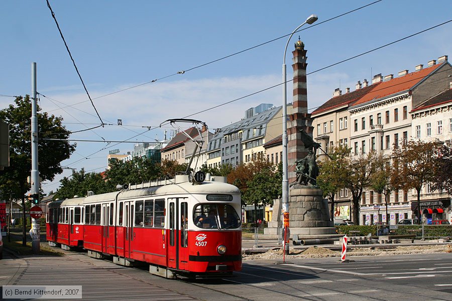 Wien - Straßenbahn - 4507
/ Bild: wien4507_bk0708100339.jpg