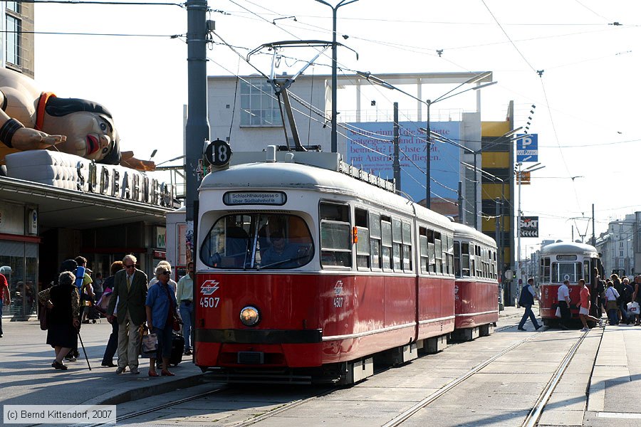 Wien - Straßenbahn - 4507
/ Bild: wien4507_bk0708100376.jpg