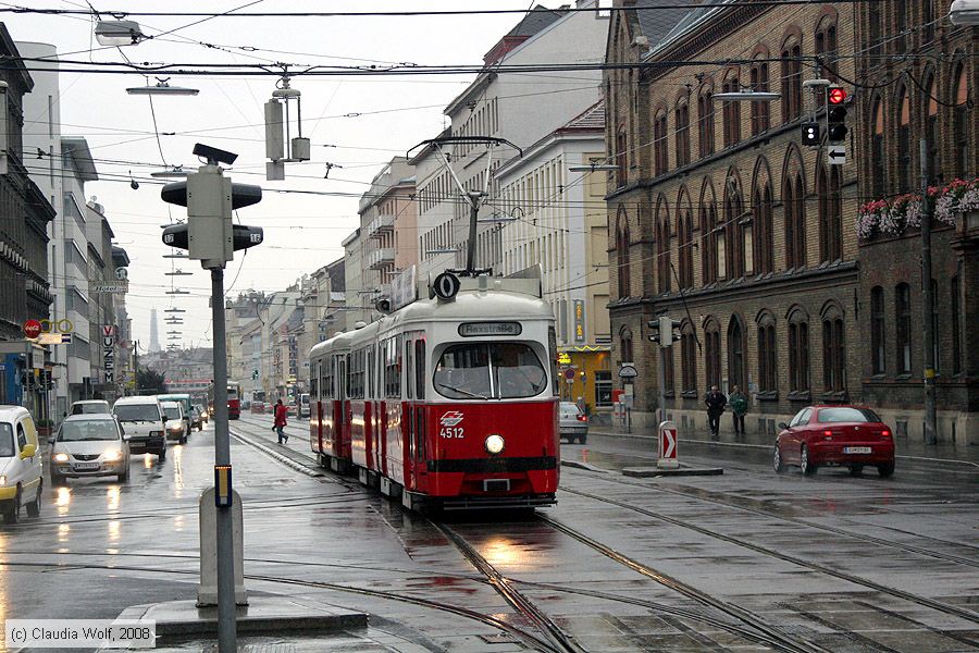 Wien - Straßenbahn - 4512
/ Bild: wien4512_cw0809150021.jpg