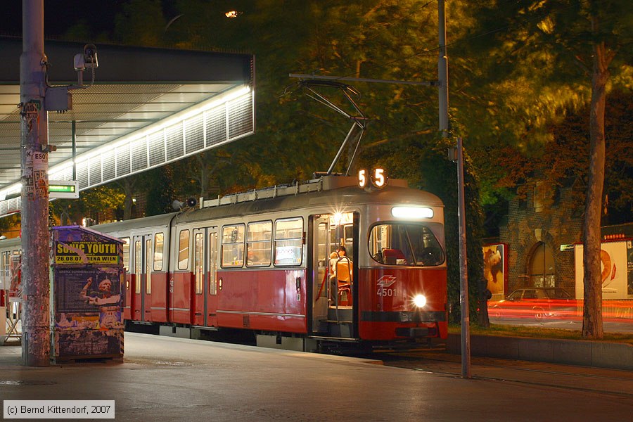 Wien - Straßenbahn - 4501
/ Bild: wien4501_bk0708100482.jpg