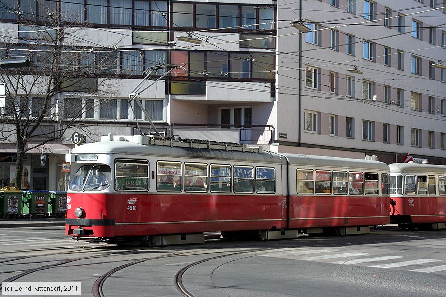 Wien - Straßenbahn - 4510
/ Bild: wien4510_bk1103140008.jpg