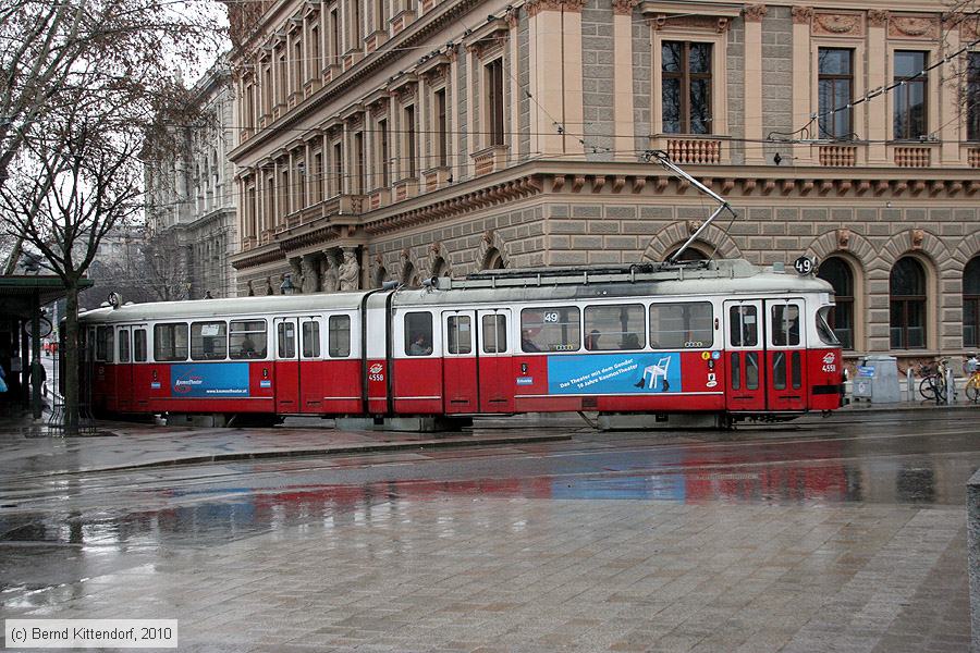 Wien - Straßenbahn - 4558
/ Bild: wien4558_bk1002260322.jpg Wien - Straßenbahn - 4558
/ Bild: wien4558_bk1002260322.jpg
