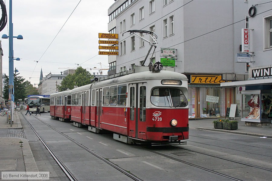 Wien - Straßenbahn - 4739
/ Bild: wien4739_bk0809170118.jpg Wien - Straßenbahn - 4739
/ Bild: wien4739_bk0809170118.jpg