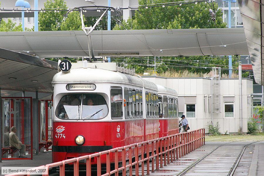 Wien - Straßenbahn - 4774
/ Bild: wien4774_bk0708110126.jpg Wien - Straßenbahn - 4774
/ Bild: wien4774_bk0708110126.jpg