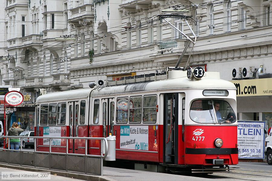 Wien - Straßenbahn - 4777
/ Bild: wien4777_bk0708100154.jpg