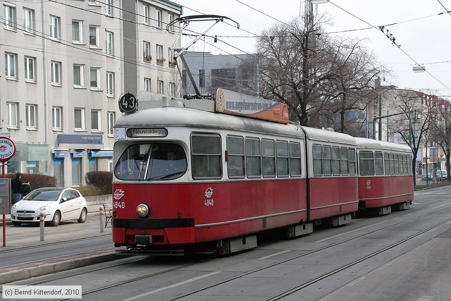 Wien - Straßenbahn - 4840
/ Bild: wien4840_bk1002230192.jpg Wien - Straßenbahn - 4840
/ Bild: wien4840_bk1002230192.jpg