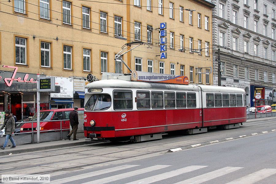Wien - Straßenbahn - 4840
/ Bild: wien4840_bk1002260106.jpg Wien - Straßenbahn - 4840
/ Bild: wien4840_bk1002260106.jpg