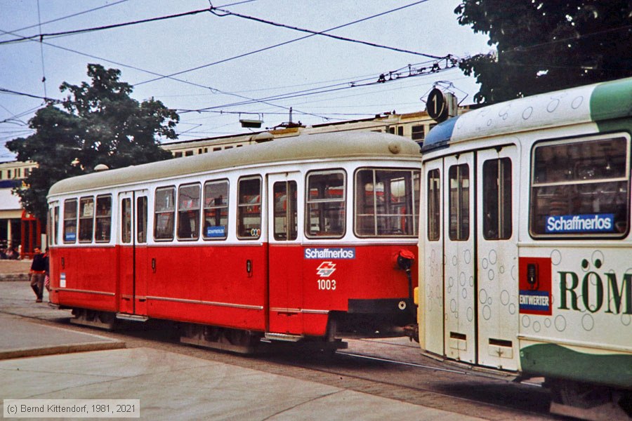 Wien - Straßenbahn - 1003
/ Bild: wien1003_bd037908.jpg Wien - Straßenbahn - 1003
/ Bild: wien1003_bd037908.jpg