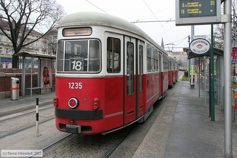 Wien - Straßenbahn - 1235
/ Bild: wien1235_bk1103160119.jpg Wien - Straßenbahn - 1235
/ Bild: wien1235_bk1103160119.jpg