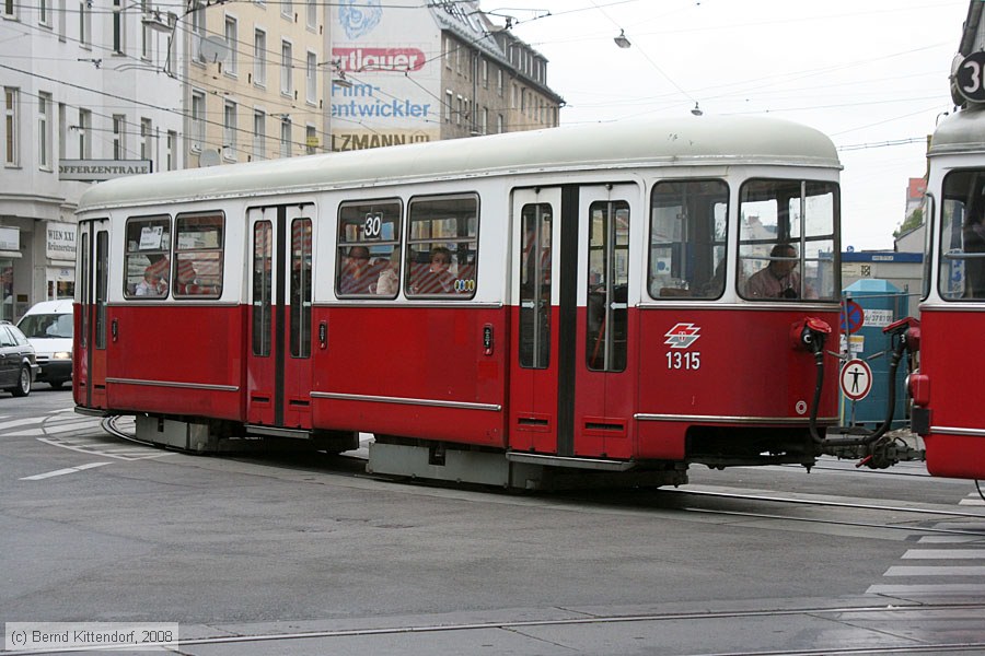 Wien - Straßenbahn - 1315
/ Bild: wien1315_bk0809170136.jpg