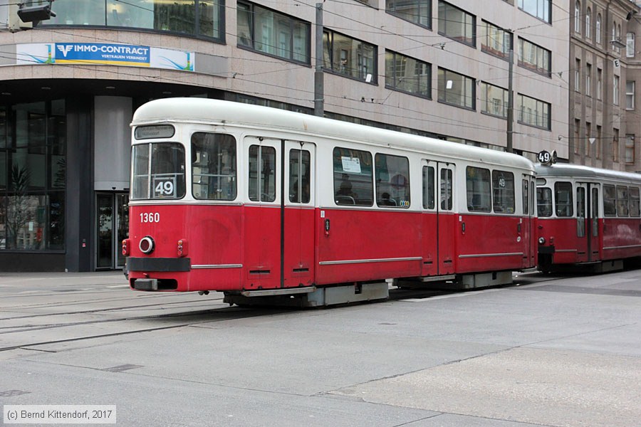 Wien - Straßenbahn - 1360
/ Bild: wien1360_bk1702230025.jpg Wien - Straßenbahn - 1360
/ Bild: wien1360_bk1702230025.jpg