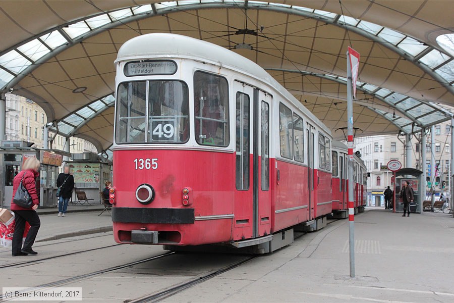 Wien - Straßenbahn - 1365
/ Bild: wien1365_bk1702230077.jpg Wien - Straßenbahn - 1365
/ Bild: wien1365_bk1702230077.jpg
