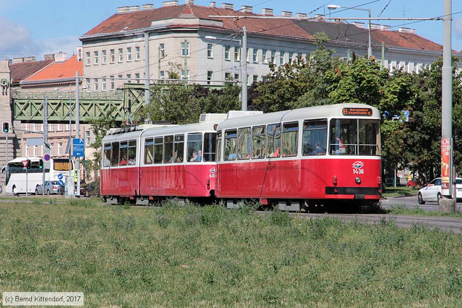 Wien - Straßenbahn - 1436
/ Bild: wien1436_bk1707280038.jpg Wien - Straßenbahn - 1436
/ Bild: wien1436_bk1707280038.jpg
