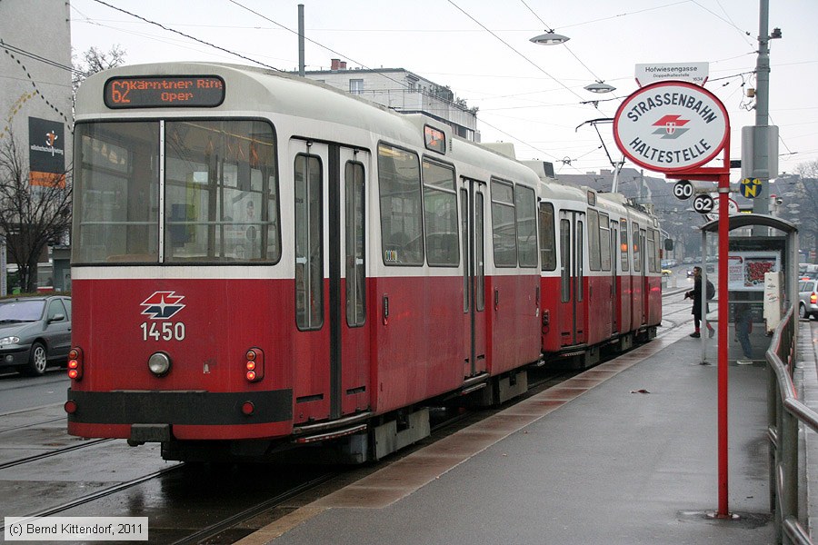 Wien - Straßenbahn - 1450
/ Bild: wien1450_bk1103170033.jpg