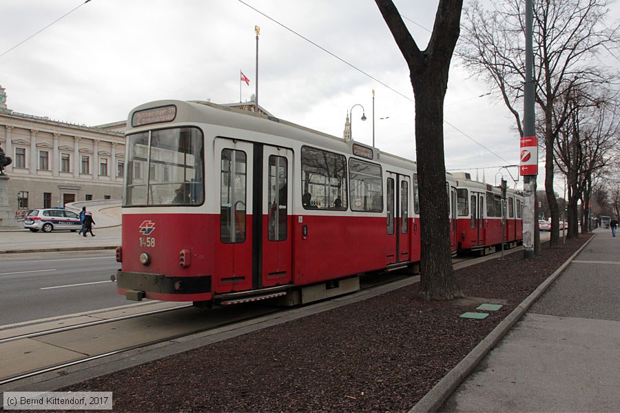 Wien - Straßenbahn - 1458
/ Bild: wien1458_bk1702230147.jpg Wien - Straßenbahn - 1458
/ Bild: wien1458_bk1702230147.jpg