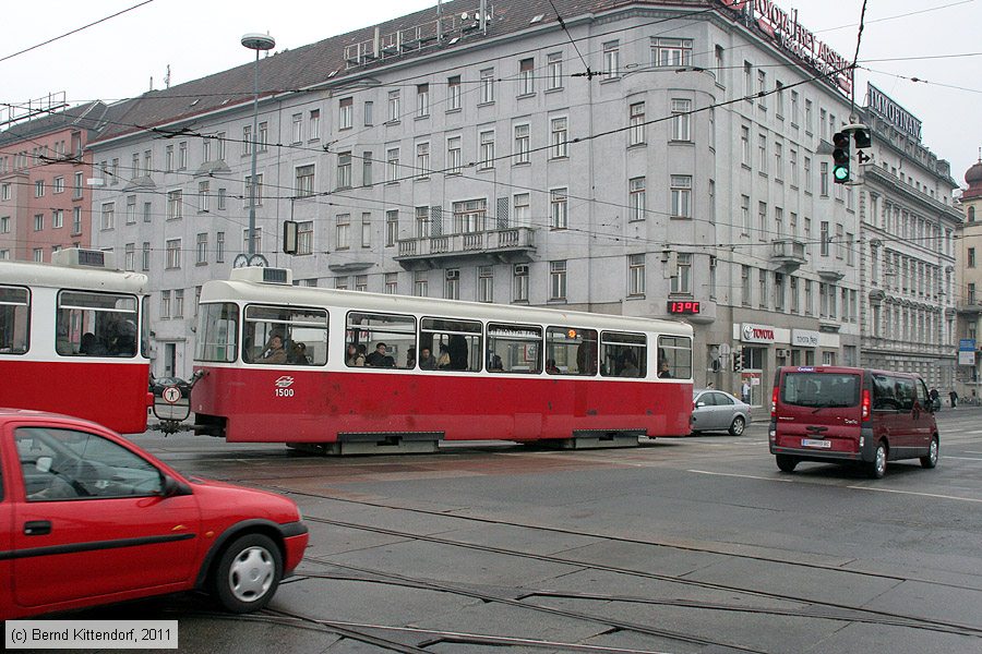 Wien - Stra&szlig;enbahn - 1500
/ Bild: wien1500_bk1103170124.jpg