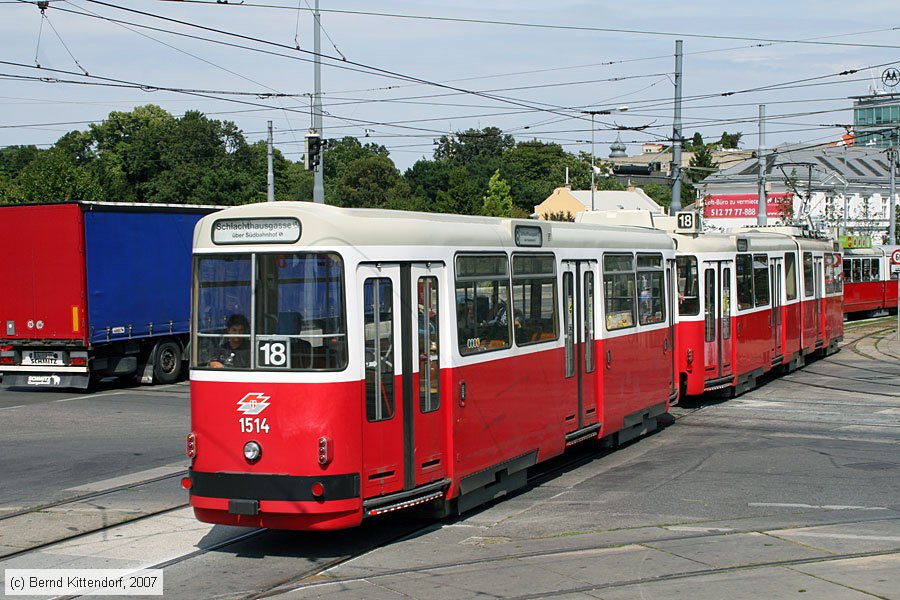 Wien - Straßenbahn - 1514
/ Bild: wien1514_bk0708100292.jpg