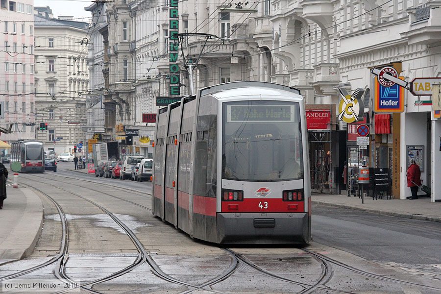 Wien - Straßenbahn - 43
/ Bild: wien43_bk1002260093.jpg Wien - Straßenbahn - 43
/ Bild: wien43_bk1002260093.jpg