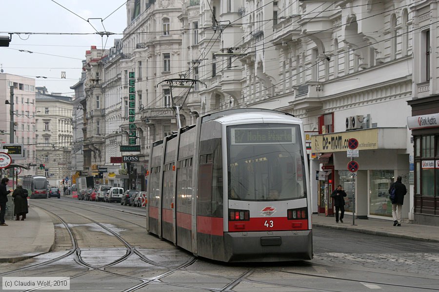 Wien - Straßenbahn - 43
/ Bild: wien43_cw1002260036.jpg Wien - Straßenbahn - 43
/ Bild: wien43_cw1002260036.jpg