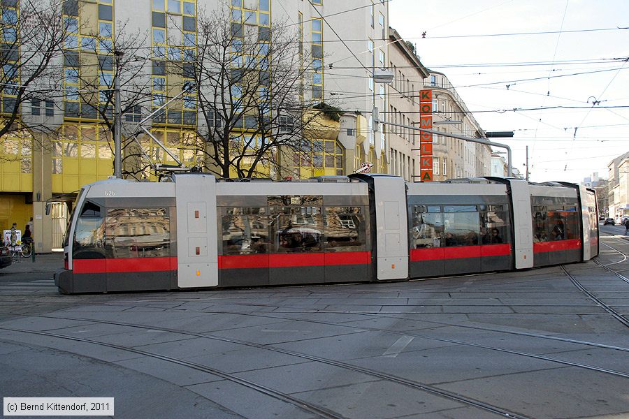 Wien - Stra&szlig;enbahn - 626
/ Bild: wien626_bk1103140006.jpg