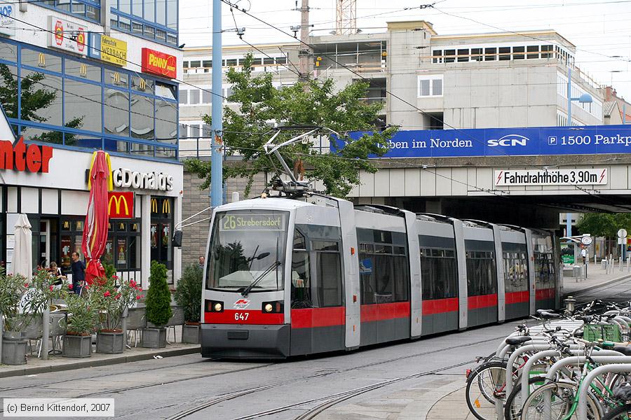 Wien - Stra&szlig;enbahn - 647
/ Bild: wien647_bk0708110123.jpg