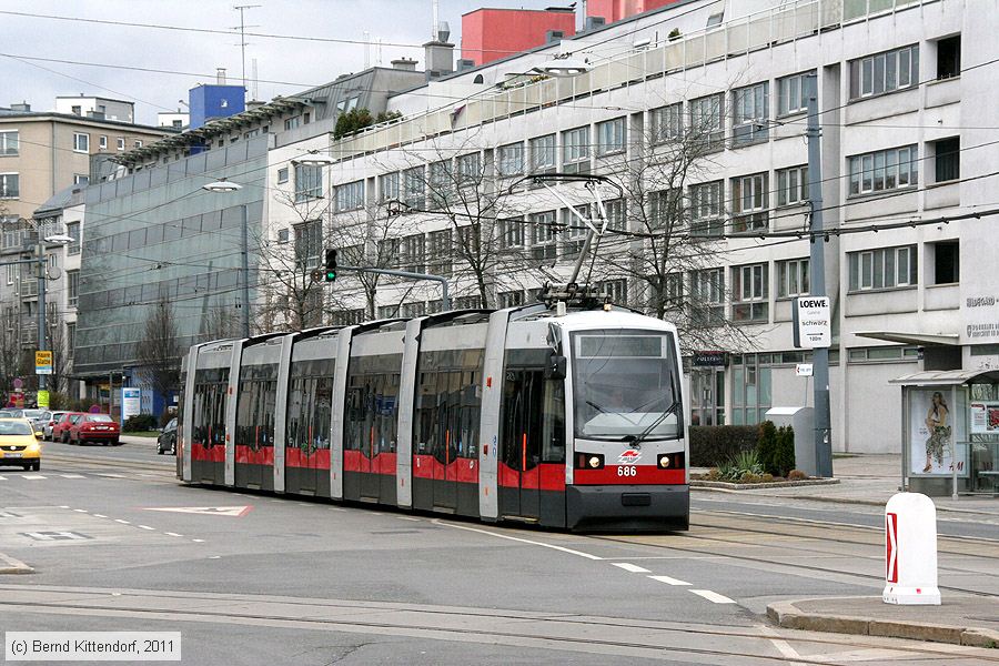 Wien - Straßenbahn - 686
/ Bild: wien686_bk1103190088.jpg