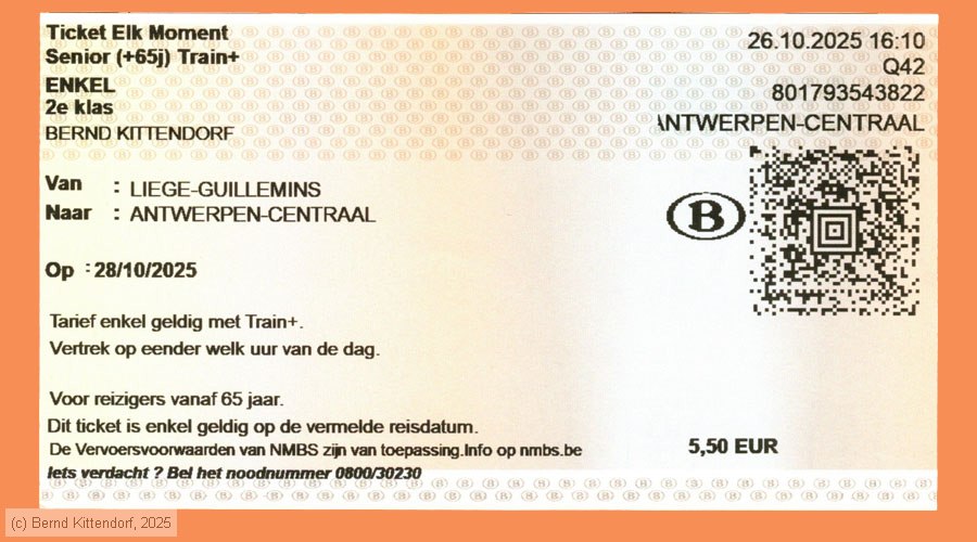NMBS - Fahrkarte
/ Bild: sncb_fk20251028tekra.jpg