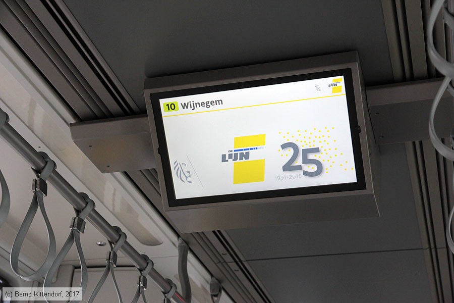 Stra&szlig;enbahn Antwerpen - 7322 - Innenansicht
/ Bild: antwerpen7322_bk1708210368.jpg