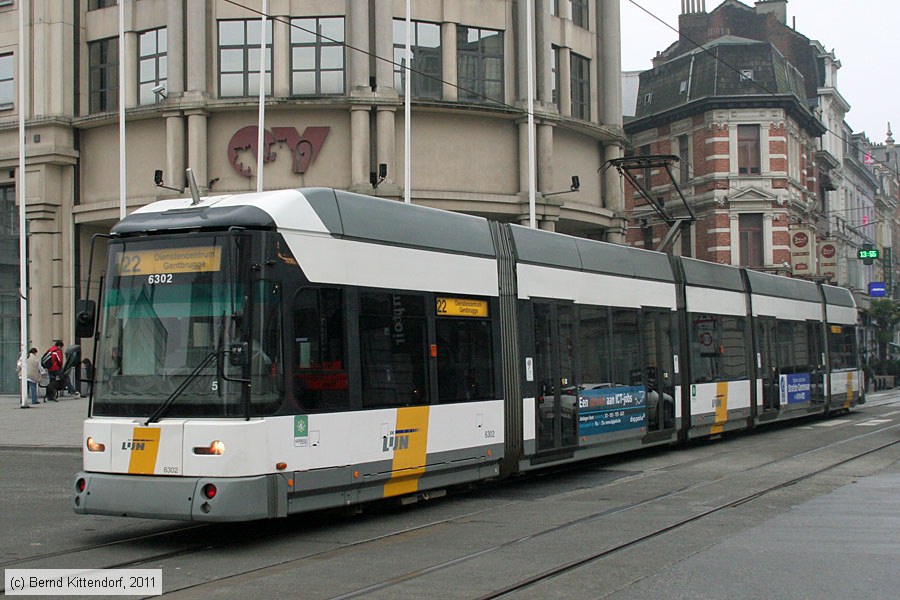 Straßenbahn Gent - 6302
/ Bild: gent6302_bk1102200146.jpg Straßenbahn Gent - 6302
/ Bild: gent6302_bk1102200146.jpg