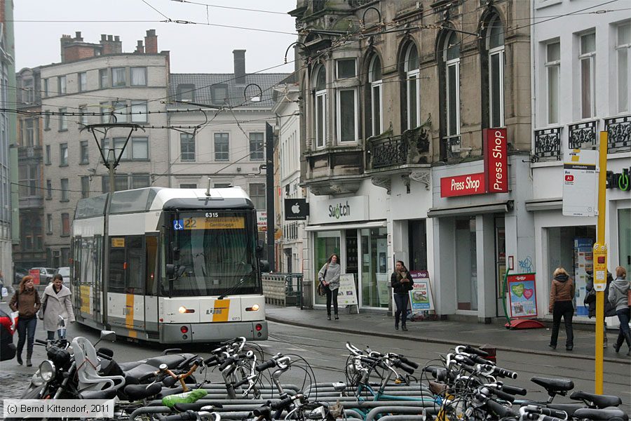 Stra&szlig;enbahn Gent - 6315
/ Bild: gent6315_bk1102240082.jpg