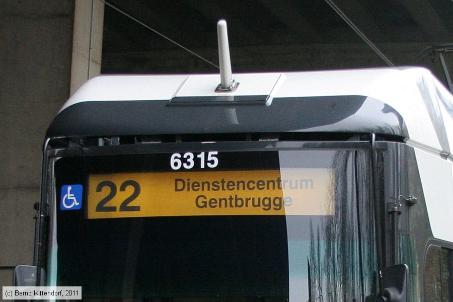 Stra&szlig;enbahn Gent - 6315
/ Bild: gent6315_bk1102240085.jpg