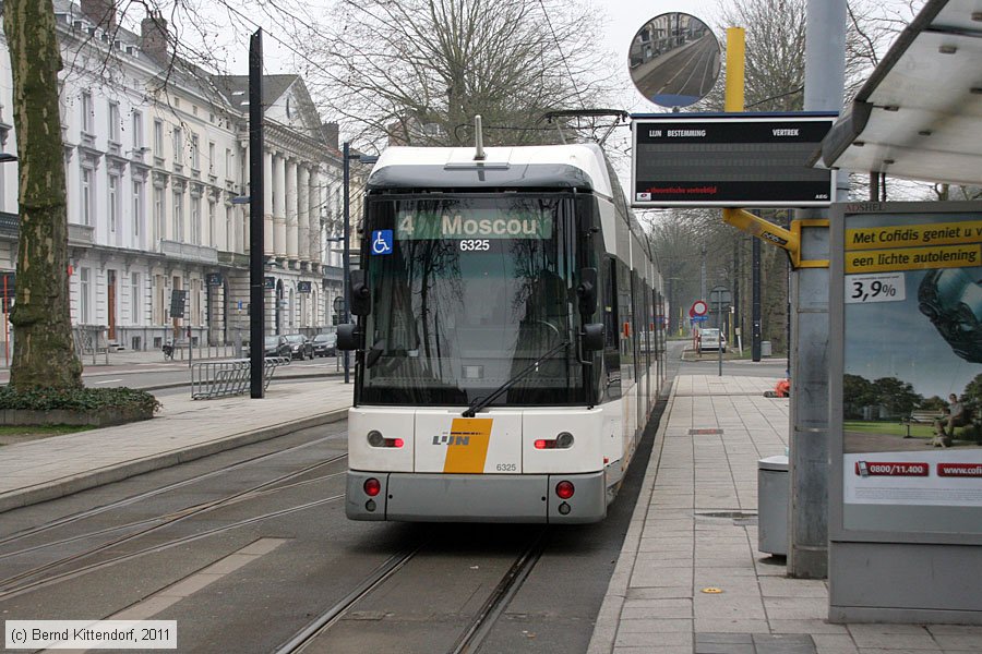 Straßenbahn Gent - 6325
/ Bild: gent6325_bk1102200106.jpg Straßenbahn Gent - 6325
/ Bild: gent6325_bk1102200106.jpg