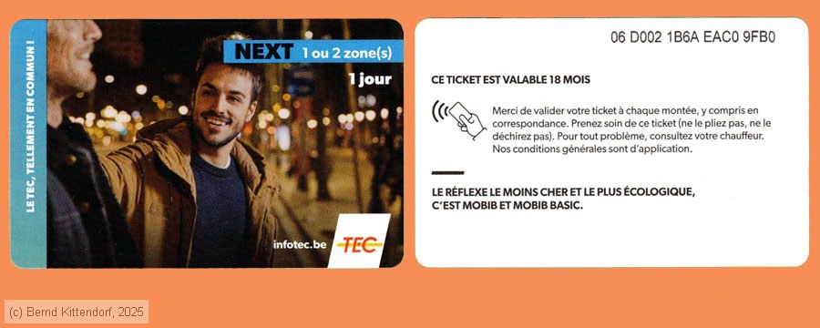 TEC - Li&egrave;ge - Fahrkarte 1 Jour
/ Bild: liege_fk202510281ja.jpg