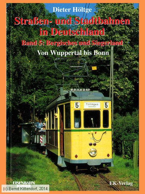 Straßen- und Stadtbahnen in Deutschland - Band 5: Bergisches Land und Siegerland
/ Bild: buch_isbn3-88255-333-2.jpg