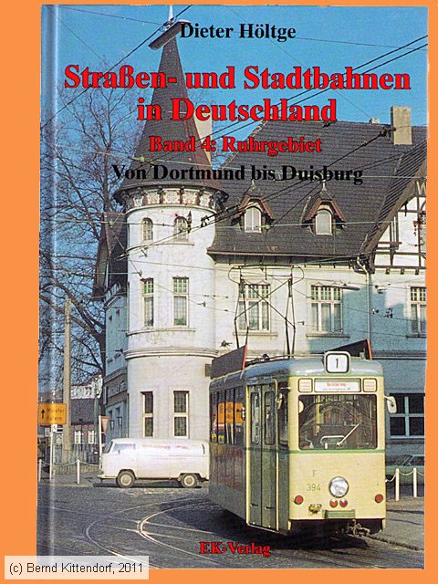 Straßen- und Stadtbahnen in Deutschland - Band 4: Ruhrgebiet - Von Dortmund bis Duisburg
/ Bild: buch_isbn3-88255-334-0.jpg