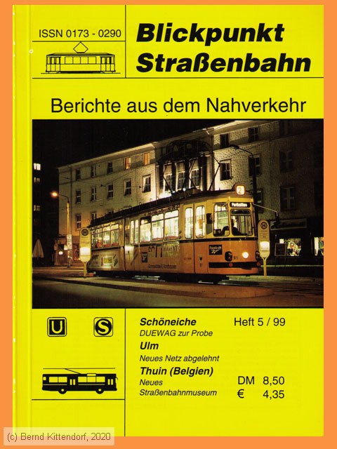 Blickpunkt Straßenbahn
/ Bild: buch_issn0173-0290-199905.jpg