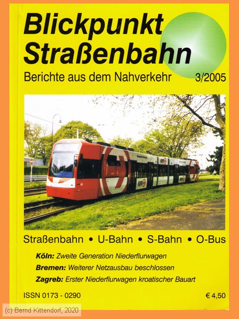 Blickpunkt Straßenbahn
/ Bild: buch_issn0173-0290-200503.jpg