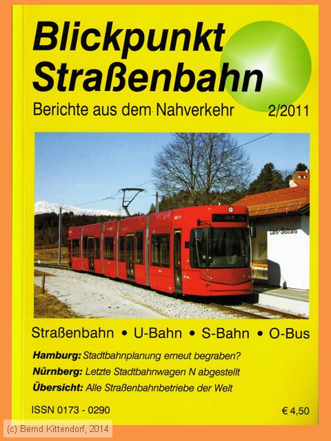 Blickpunkt Straßenbahn
/ Bild: buch_issn0173-0290-201102.jpg