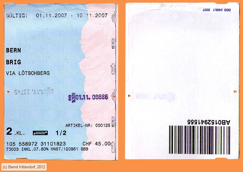 SBB - Fahrkarte
/ Bild: sbb_fk20071101rfk.jpg