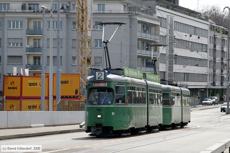 Basel - Straßenbahn - 624
/ Bild: basel624_bk0803300233.jpg Basel - Straßenbahn - 624
/ Bild: basel624_bk0803300233.jpg