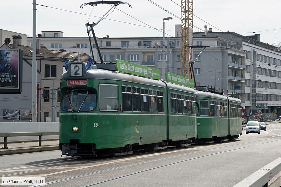 Basel - Straßenbahn - 624
/ Bild: basel624_cw0803300213.jpg Basel - Straßenbahn - 624
/ Bild: basel624_cw0803300213.jpg