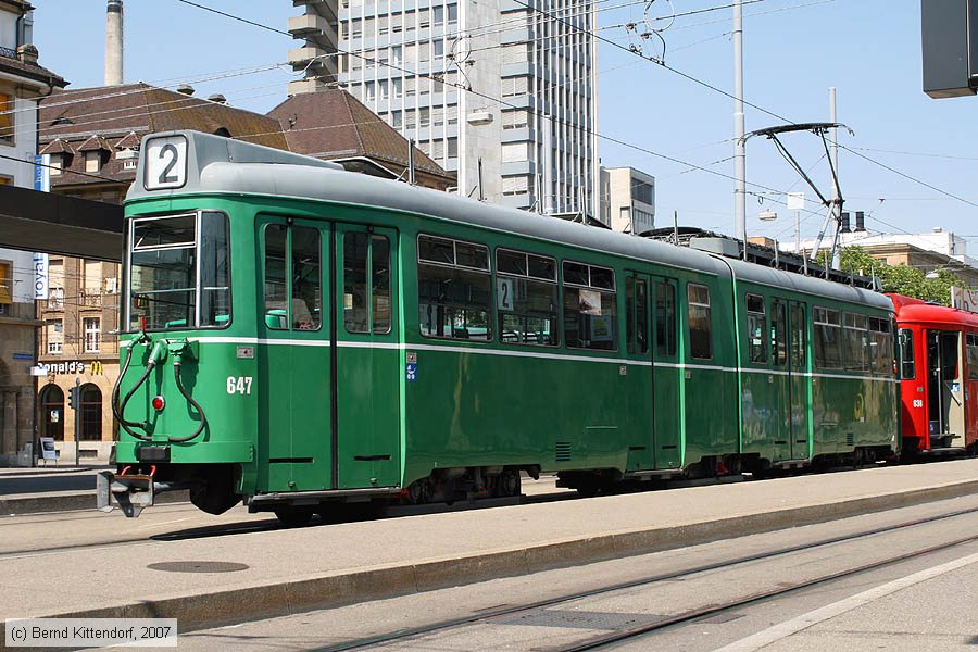 Basel - Straßenbahn - 647
/ Bild: basel647_bk0708060044.jpg