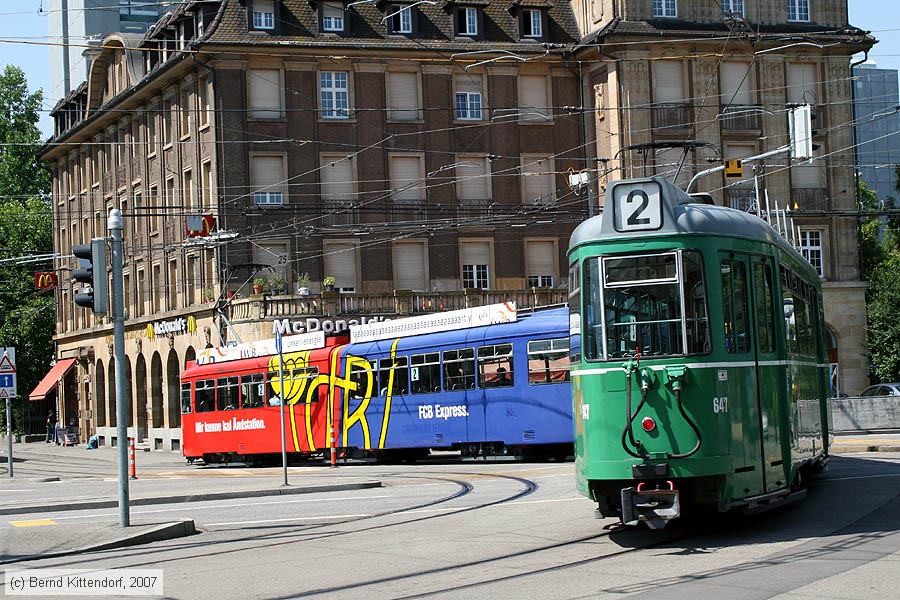 Basel - Straßenbahn - 638 und 647
/ Bild: basel647_bk0708060049.jpg
