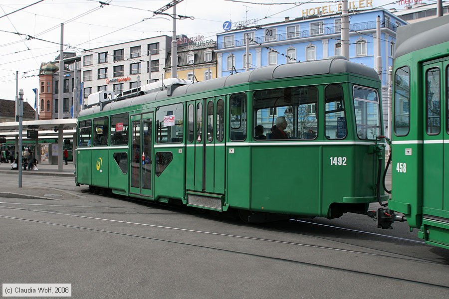 Basel - Straßenbahn - 1492
/ Bild: basel1492_cw0803300143.jpg Basel - Straßenbahn - 1492
/ Bild: basel1492_cw0803300143.jpg