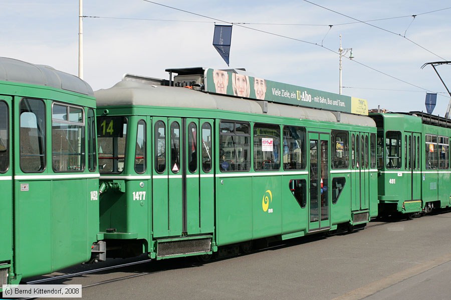 Basel - Straßenbahn - 1477
/ Bild: basel1477_bk0803300082.jpg Basel - Straßenbahn - 1477
/ Bild: basel1477_bk0803300082.jpg