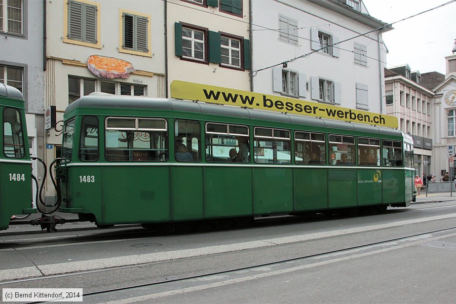 Basel - Straßenbahn - 1483
/ Bild: basel1483_bk1408110311.jpg Basel - Straßenbahn - 1483
/ Bild: basel1483_bk1408110311.jpg