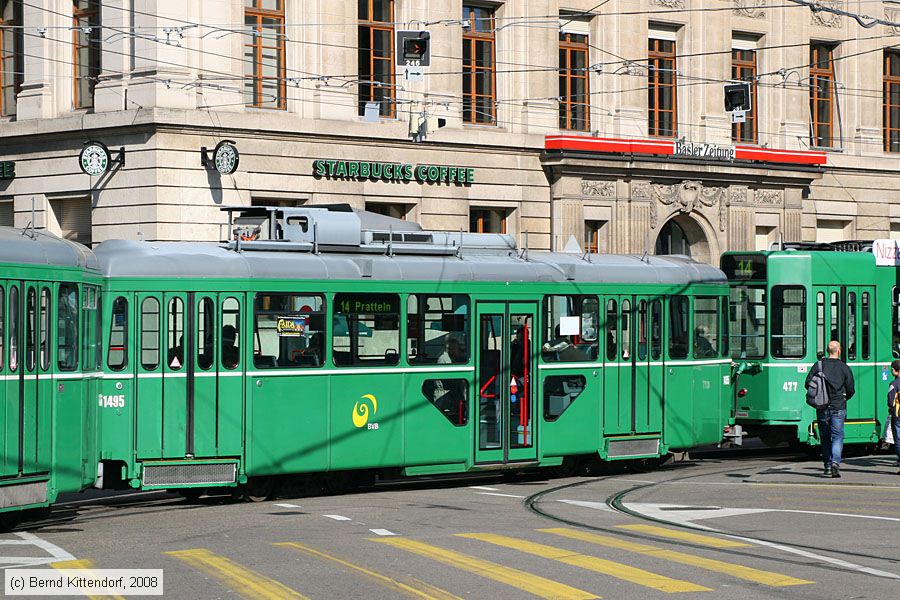 Basel - Straßenbahn - 1495
/ Bild: basel1495_bk0802240277.jpg Basel - Straßenbahn - 1495
/ Bild: basel1495_bk0802240277.jpg