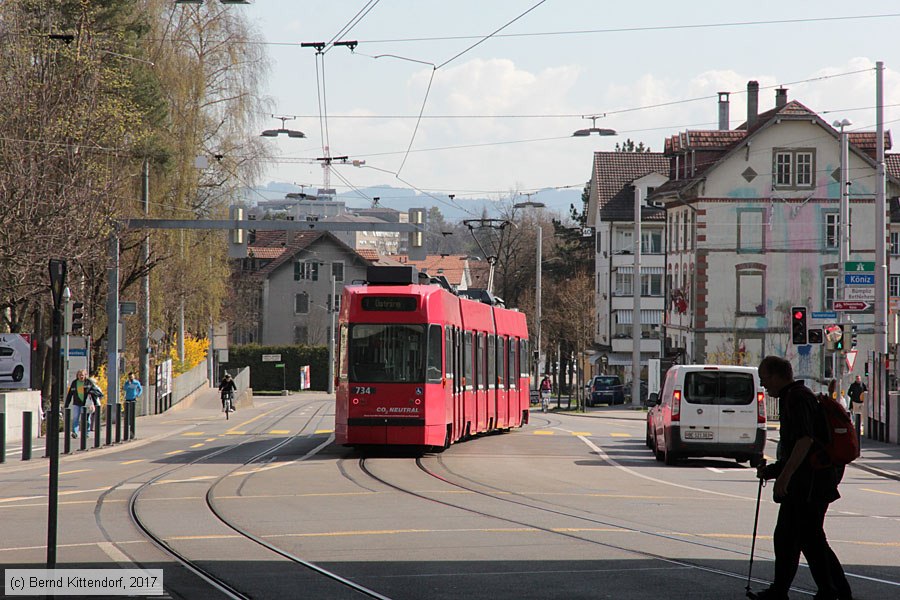 Bern - Stra&szlig;enbahn - 734
/ Bild: bern734_bk1703290055.jpg