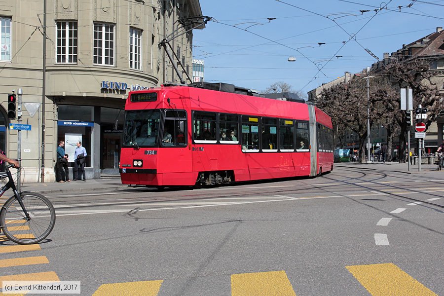 Bern - Stra&szlig;enbahn - 734
/ Bild: bern734_bk1703290168.jpg